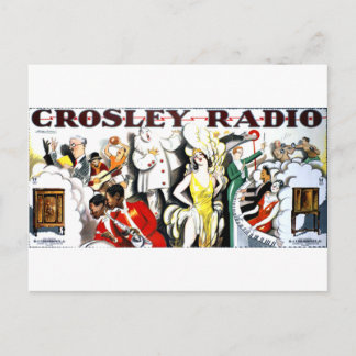 Carte Postale Radio Crosley