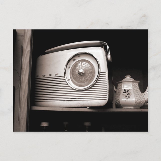 Carte Postale Radio et Teapot (Devant)