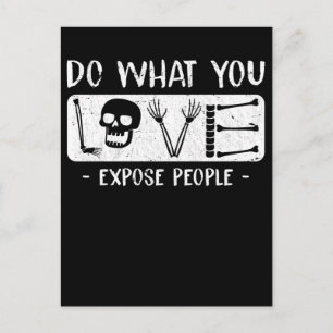 Carte Postale Radiologue Humour Squelette Radiologie Xray