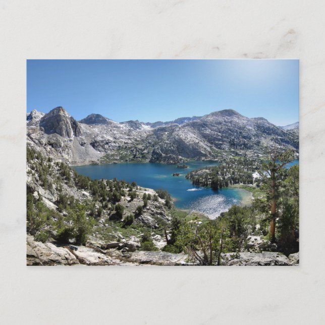 Carte Postale Rae Lakes - sentier John Muir - Sierra (Devant)