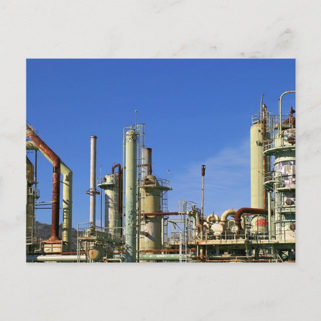 Carte Postale raffinerie d'huile (Devant)