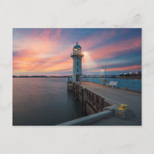 Carte Postale Raffles phare   Marina, Singapour