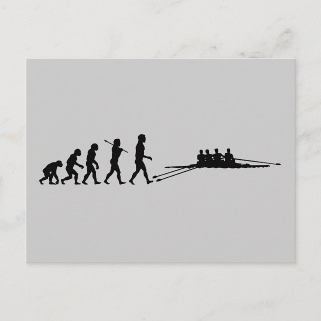 Carte Postale Railing Racing Shell Sport (Devant)