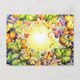 Carte Postale Rainbow Ivy Eye
