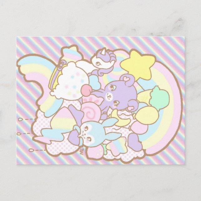 Carte postale Rainbow Parade (Devant)