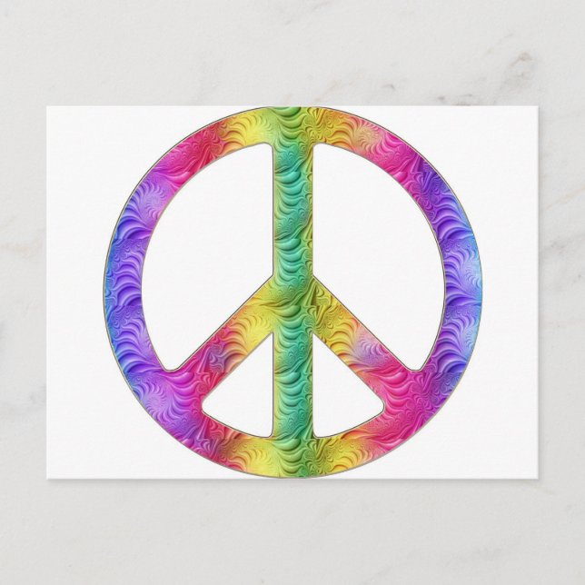 Carte Postale Rainbow Peace (Devant)