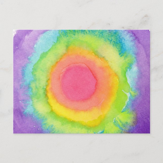 Carte postale Rainbow Target (Devant)