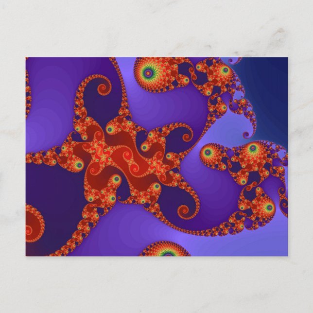 Carte postale Rainbow Tentacles (Devant)