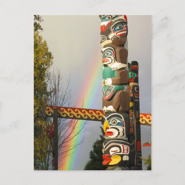 Carte Postale Rainbow Totem Postcard (Devant)