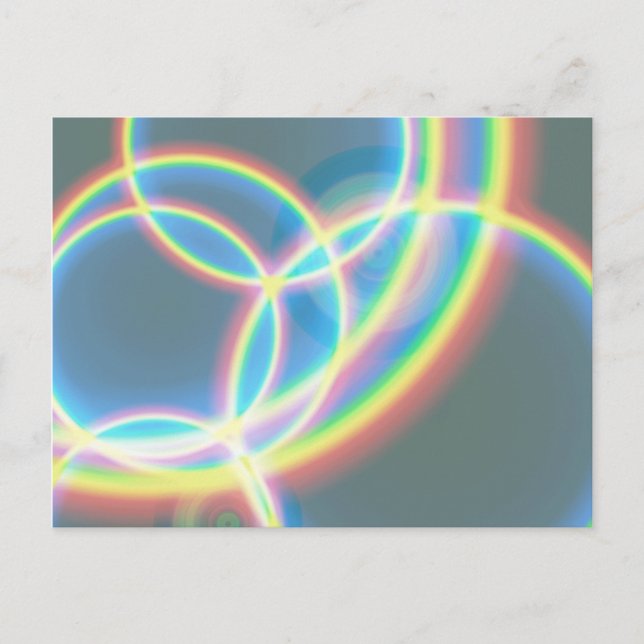 Carte Postale Rainbows, Rainbows Everywhere Postcard (Devant)