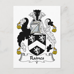 Carte Postale Raines Family Crest
