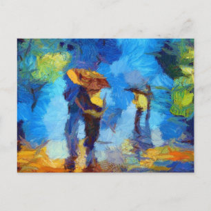 Carte Postale Rainy Day à Paris