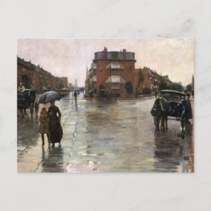 Carte Postale Rainy Day, Boston par Frederick Childe Hassam