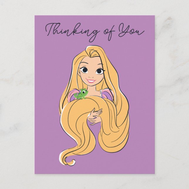 Carte Postale Raiponce & Pascal Moment Magique (Devant)