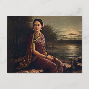 Carte Postale Raja Ravi Varma