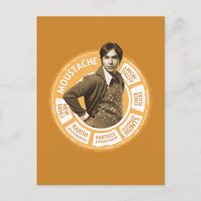 Carte Postale Rajesh Info Graphic (Devant)