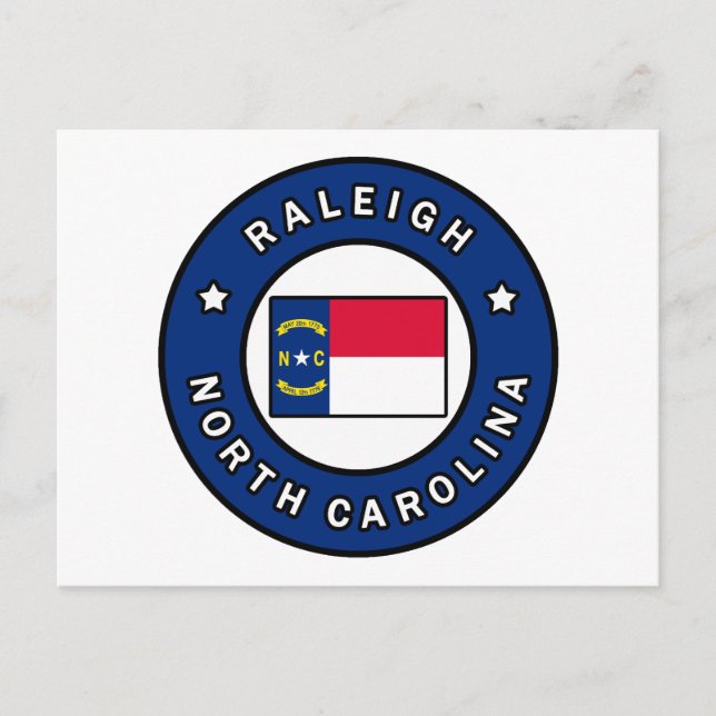 Carte Postale Raleigh Caroline du Nord (Devant)