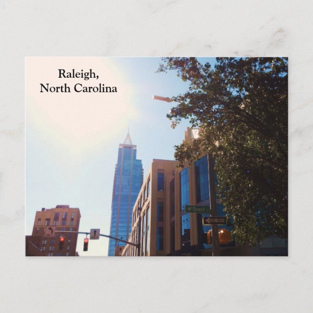 CARTE POSTALE RALEIGH, CAROLINE DU NORD (Devant)