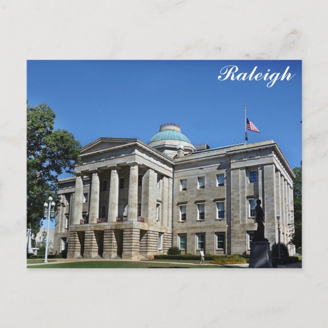 Carte Postale Raleigh North Carolina State Capitol Photo Voyage (Devant)