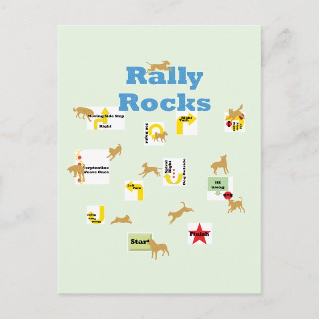 Carte Postale Rallye Rocks (Devant)