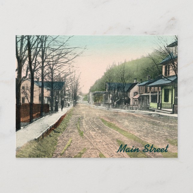 Carte postale Ralston PA Main Street (Devant)
