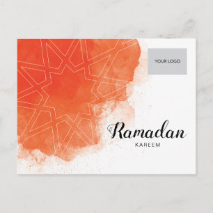 Carte postale Ramadan Entreprise - Orange