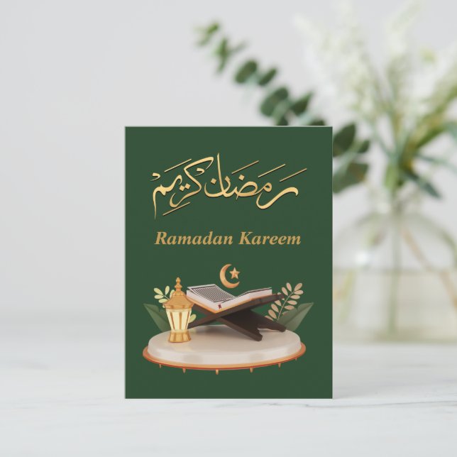 Carte Postale Ramadan Kareem Ramadan Moubarak (Debout devant)