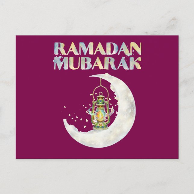 Carte Postale Ramadan Mubarak (Devant)