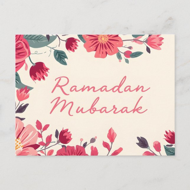 Carte Postale Ramadan Mubarak 2026 greeting card (Devant)