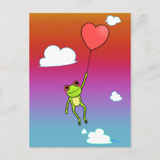 Carte Postale Rana Volando