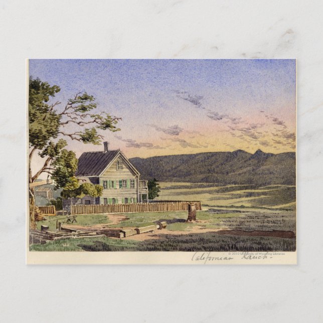 Carte Postale Ranch californien (Devant)
