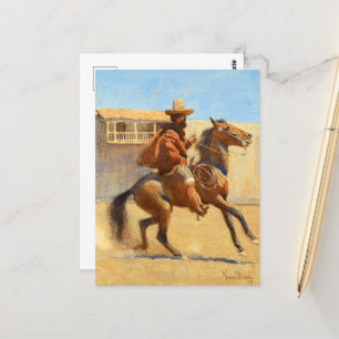 Carte Postale Ranchero de la vieille Californie par Maynard Dixo
