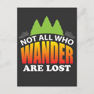 Carte Postale Randonnée Visite Camping Idée cadeau