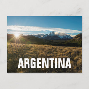 Carte Postale Randonneur À La Recherche Des Montagnes Fitz Roy, 