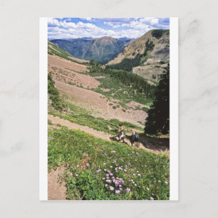 Carte Postale Randonneurs dans les Rocheuses Aspen CO