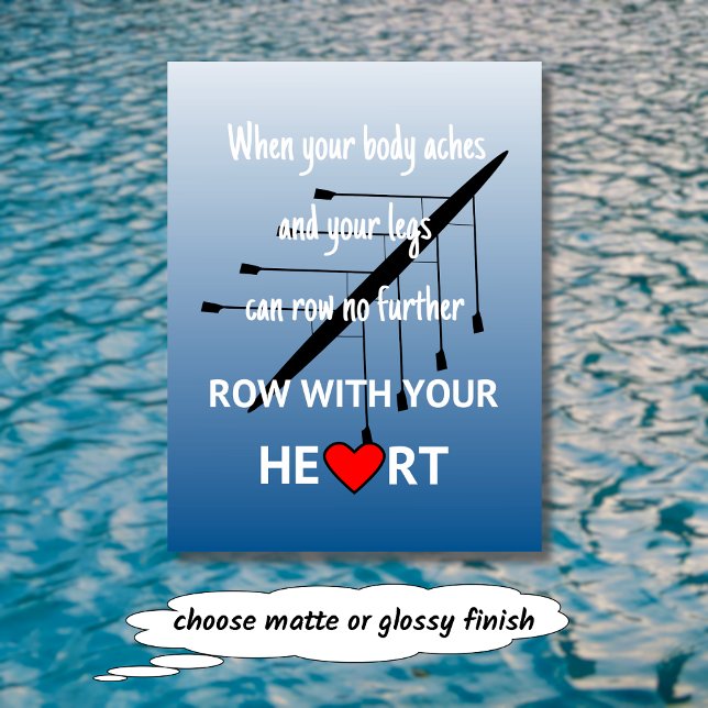 Carte Postale Rangez avec votre coeur inspirant (Créateur téléchargé)