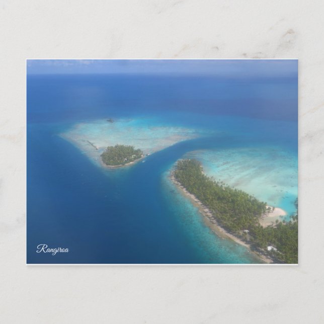 Carte Postale Rangiroa Polynésie française (Devant)