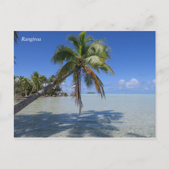 Carte Postale Rangiroa Polynésie française (Devant)