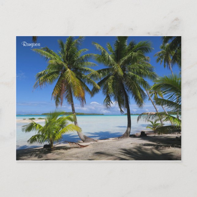 Carte Postale Rangiroa Polynésie française (Devant)