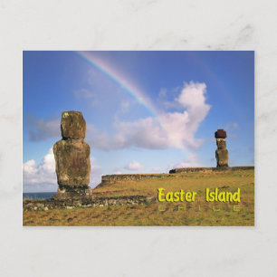 Carte Postale Rapa Nui, île de Pâques
