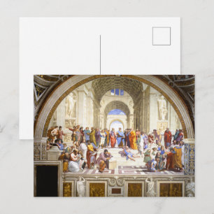Carte Postale Raphaël L'École d'Athènes Art de la Renaissance
