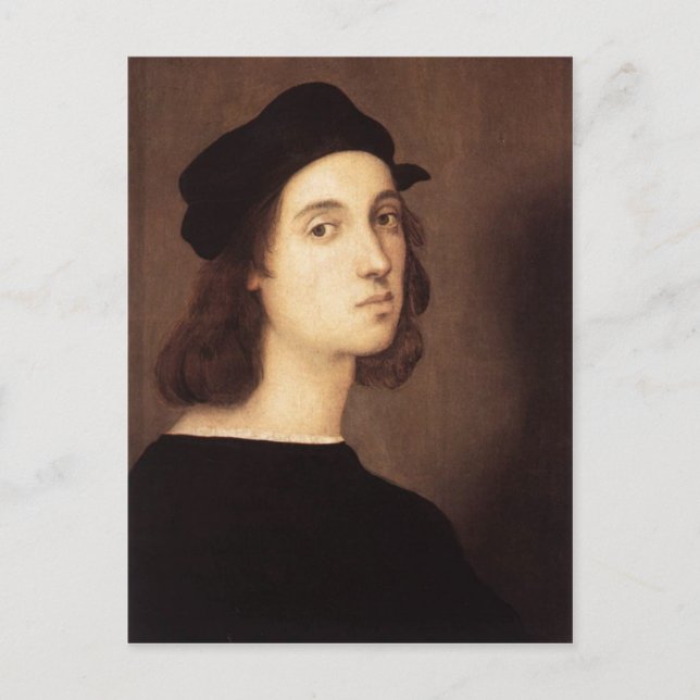 Carte postale Raphael Self-Portrait (Devant)