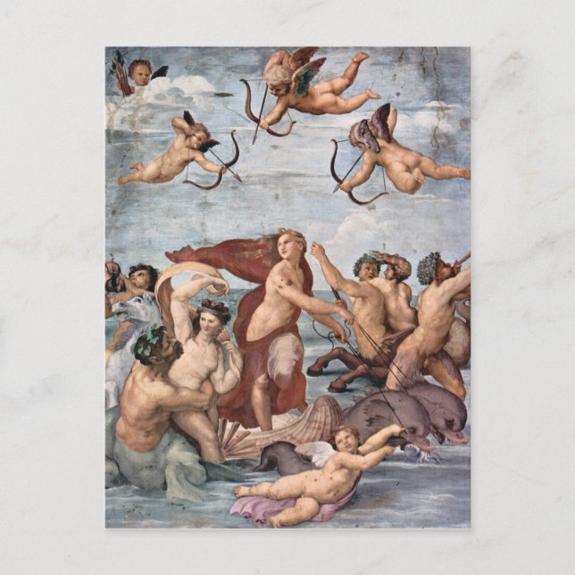 Carte Postale RAPHAEL - Triomphe de Galatea 1512 (Devant)