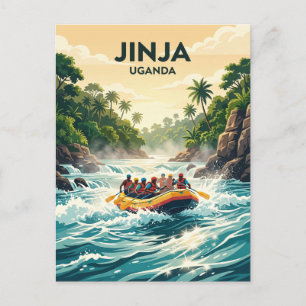 Carte Postale Rapides du Nil Blanc, Jinja Ouganda