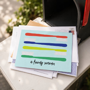 Carte postale Rappel de rendez-vous au bureau des
