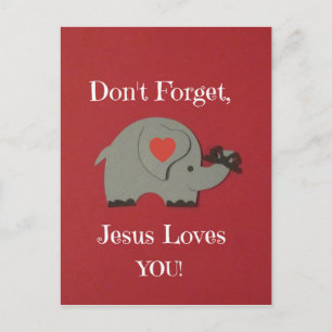Carte Postale Rappelez aux enfants que Jésus les aime !