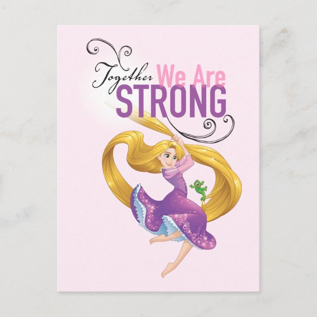 Carte Postale Rapunzel | Ensemble Nous Sommes Forts (Devant)