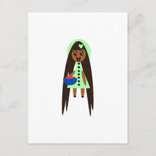 Carte Postale Rapunzel et la soupe magique aux tomates