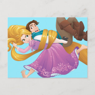 Carte Postale Rapunzel   Mauvaise journée des cheveux