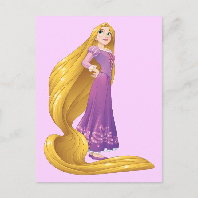 Carte Postale Rapunzel | Princesse Power (Devant)